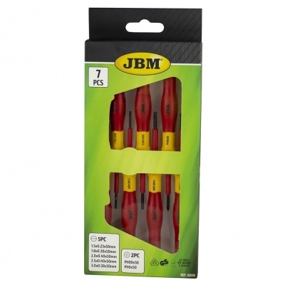 CONJUNTO DE 7 CHAVES ISOLADAS ATÉ 1.000V 52519