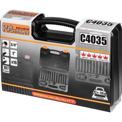 Jogo Chaves de Impacto Torx e HK C4035