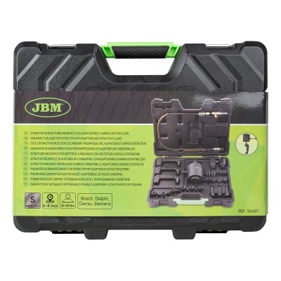 EXTRATOR PNEUMÁTICO DE INJETORES DE COMBUSTÍVEL COM ADAPTADORES E GARRAS DE EXTRACÇÃO 54587