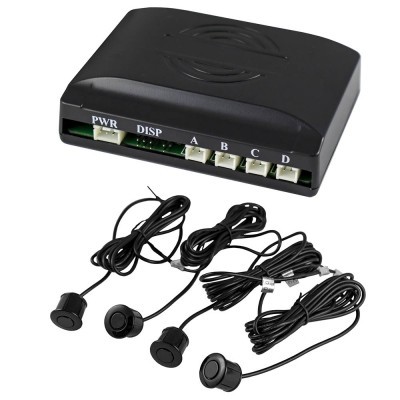 Kit 4 Sensores de estacionamento sinal acústico e visual JBM 51863