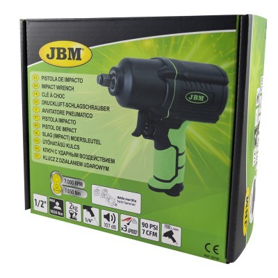 PISTOLA DE IMPACTO 1/2" 1650NM JBM 53726