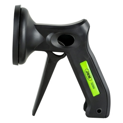 Pistola preta com pega ergonómica e etiqueta verde JBM 53898