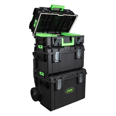 CARRINHO MODULAR COM 4 CAIXAS EMPILHÁVEIS | 54518