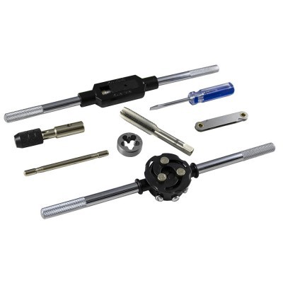 CONJUNTO FERRAMENTAS CORTE MACHOS E CAÇONETES MÉTRICO E PULGADA 50793