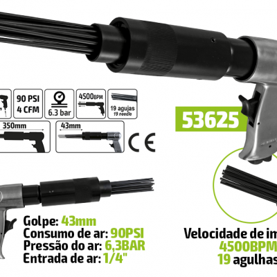 MARTELO DE AGULHAS PNEUMÁTICO 53625