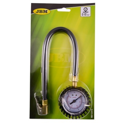 COMPROVADOR DE PRESSÃO DE PNEUMÁTICOS COM TUBO (0-10BAR) 53416