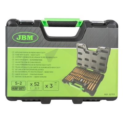 CAIXA FERRAMENTAS DE 55 PUNTAS S-2 HEAVY DUTY 52753