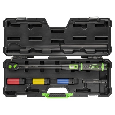 KIT DE FERRAMENTAS DE 5 PEÇAS COM CHAVE DE TORQUE DE 1/2" COM VISOR DE VIDRO | 54785