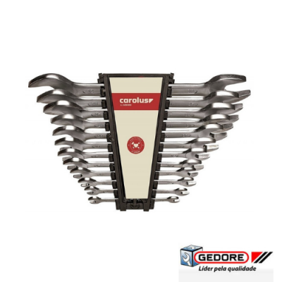 Jogo Chaves de Boca Carolus by Gedore 12 Pcs 0500.0012 (1694375)