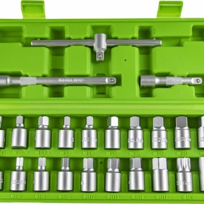 Jogo de chaves para bujão do carter 23 pcs 53735