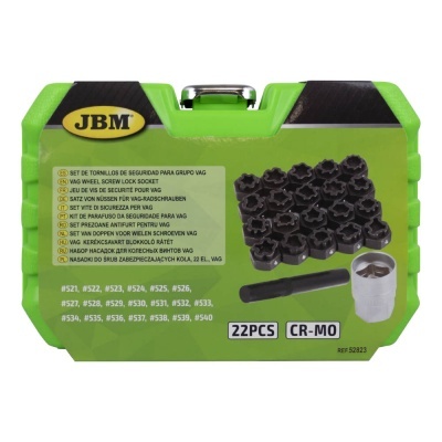 KIT DE PARAFUSOS DE SEGURANÇA VAG 52823