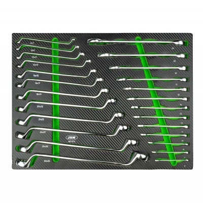 CHAVES COMBINADAS E CHAVES COM ANEL DUPLO EM SUPORTE DE EVA 15731