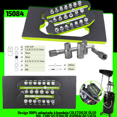 CHAVES BUJÃO DO CÁRTER MÓDULO EM CARBONO  15084