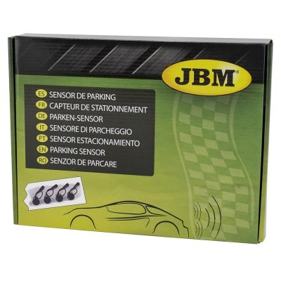 Kit 4 Sensores de estacionamento sinal acústico e visual JBM 51863