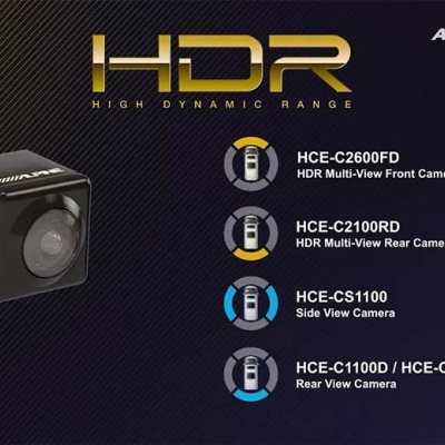 Câmara traseira Alpine, com imagem HDR de alta qualidade | HCEC1100