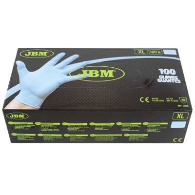 LUVAS AZUIS DESCARTÁVEIS DE NITRILO 3,5MIL