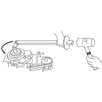ALAVANCA ARTICULADA PARA AFROUXAR POLIAS 52961