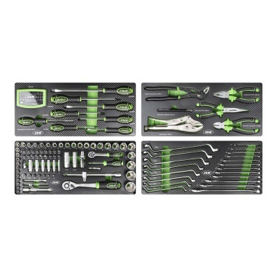 CAIXA ALUMINIO COM 143 FERRAMENTAS 54261