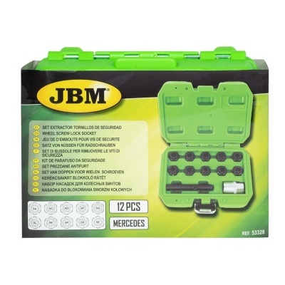JOGO EXTRAÇÃO DO PARAFUSO DE SEGURANÇA MERCEDES 53328