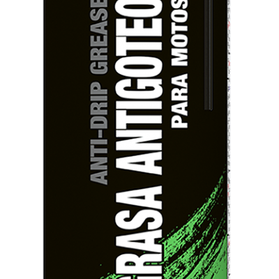 Lata spray TRATAUTO Grasa Antigoteo para motos preto verde