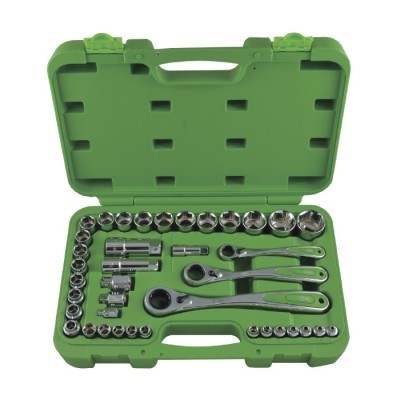 CAIXA DE FERRAMENTAS DE 39 PEÇAS HEX. DE PERFIL BAIXO 52418