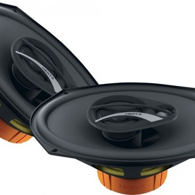 COLUNAS HERTZ DIECI 3 Vias Coaxial Ovais 7x10" 300W DCX710