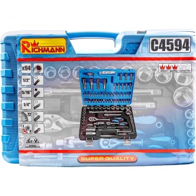 Conjunto multi-ferramentas de 94 chaves C4594