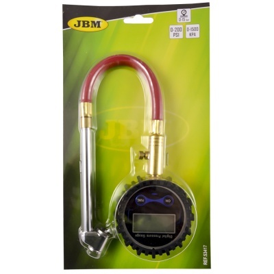 COMPROVADOR DE PRESSÃO DE PNEUMÁTICOS DIGITAL COM TUBO (0-15BAR) 53417