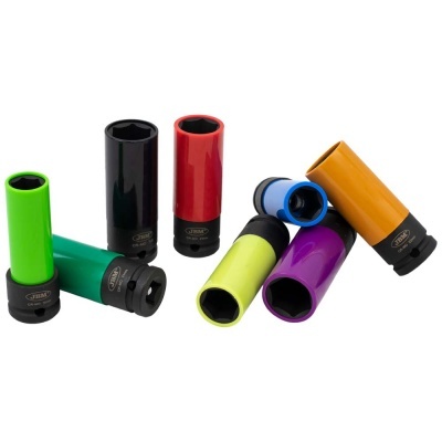 KIT DE 10 CHAVES DE IMPACTO 1/2" REMOÇÃO DE RODAS ESPECIAIS 53988