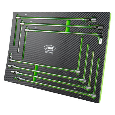 CONJUNTO DE 7 CHAVES COM CABO EM T (7-19MM) 54481