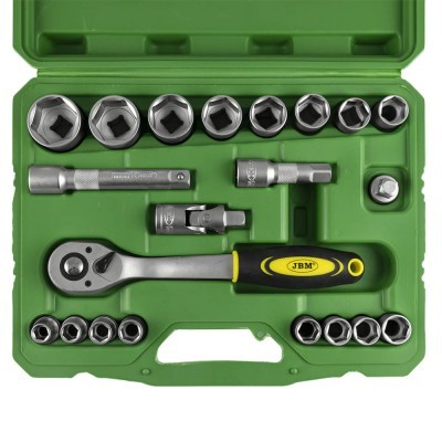 CAIXA DE FERRAMENTAS DE 21 PEÇAS COM CHAVES DE 1/2" 52723