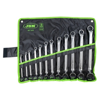 JOGO DE 12 CHAVES FIXAS CURVADAS JBM 54119