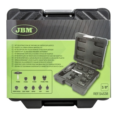 KIT REMOÇÃO DE PARAFUSOS DE DRENAGEM DE ÓLEO (9 UNIDADES) 54538