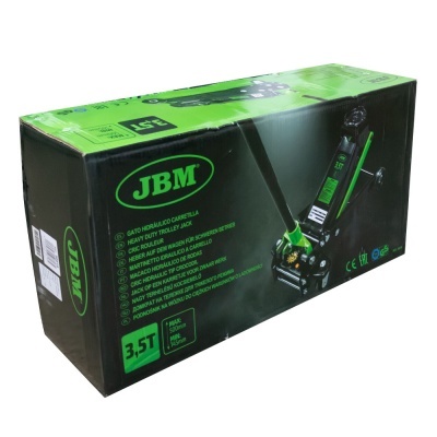 Macaco hidráulico com rodas 3,5T | JBM | 50818