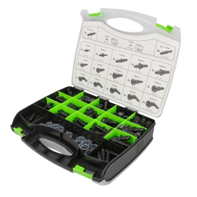 CONJUNTO DE CONECTORES E TUBOS DE COMBUSTÍVEL (95 PÇS) | 54390