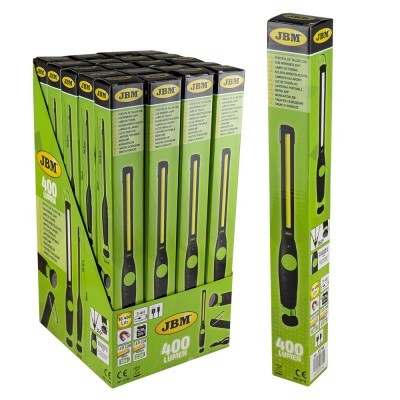 Gambiarra JBM LED 400LM Recarregável | Base Magnética | Ultra Fina | 53734