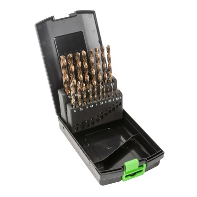 CONJUNTO DE BROCAS HELICOIDAIS DE COBALTO 1-10 MM | 54313