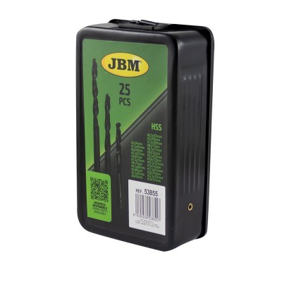 KIT DE BROCAS ESPIRAIS HSS 4241, 1-13 MM, PRETO 53855