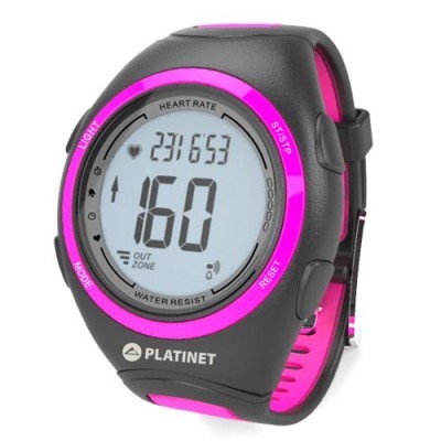 Relogio Pulsometro Platinet PHR207 fucsia PHR207FS