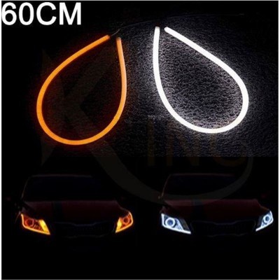 LUZ DIURNA FLEXIVEL 60CM LUZ BLANCA E AMBAR DRLTIRAFLEX