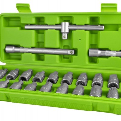 Jogo de chaves para bujão do carter 23 pcs 53735