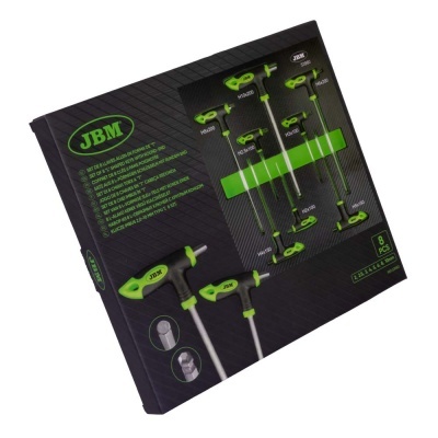 CONJUNTO DE 8 CHAVES ALLEN EM FORMA DE "T" 53980