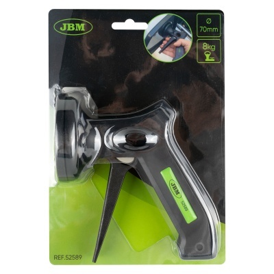 Ferramenta magnética JBM preta e verde-limão em embalagem blister