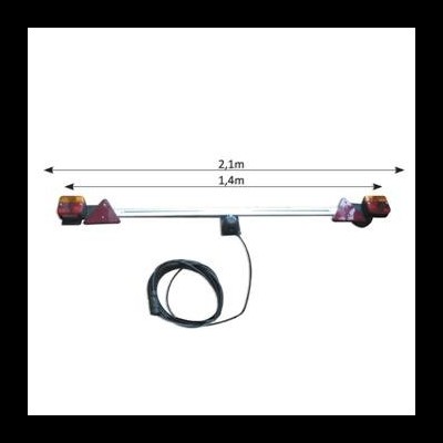 BARRA TELESCÓPICA PARA REBOQUE DE 1,4 A 2,1M JBM 52458