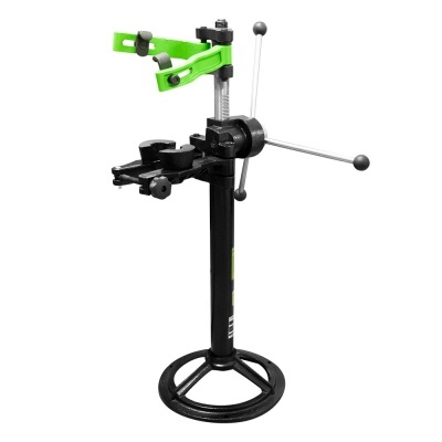 Suporte de alinhamento para bicicletas preto e verde