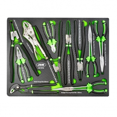 CONJUNTO DE ALICATES EM SUPORTE DE EVA 15735