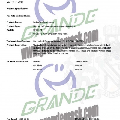 MASCARA DE PROTEÇÃO FFP3 53916