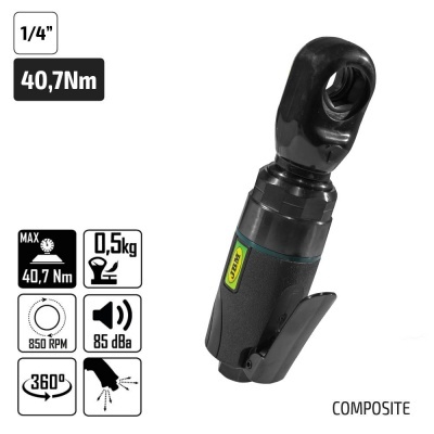 KIT ROQUETE JBM MULTI-FUNÇÃO 1/4" DE CABEÇA ABERTA / COMPOSITE 51225