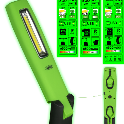GAMBIARRA MAGNÉTICA ARTICULADA 500LM | 54123