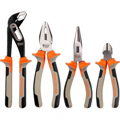 JOGO 4 ALICATES PROFISSIONAIS RICHMANN C7097
